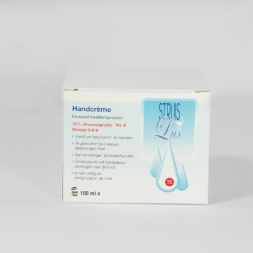 Struislux Handcrème van struisvogelolie