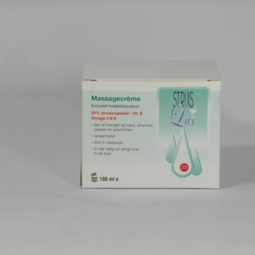 Struislux massagecème van struisvogelolie