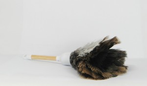 Kleine plumeau van struisvogelveren