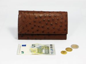 Portemonnee Struisvogelleer (Small)