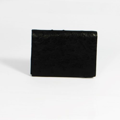 Portefeuille mini - basic struisvogelleer