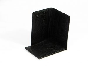 Portefeuille mini - basic struisvogelleer