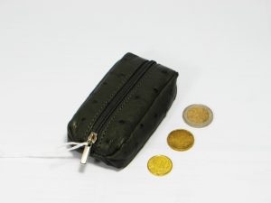 Portemonneetje in struisvogelleer