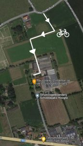 Bar Volare - toegang met fiets